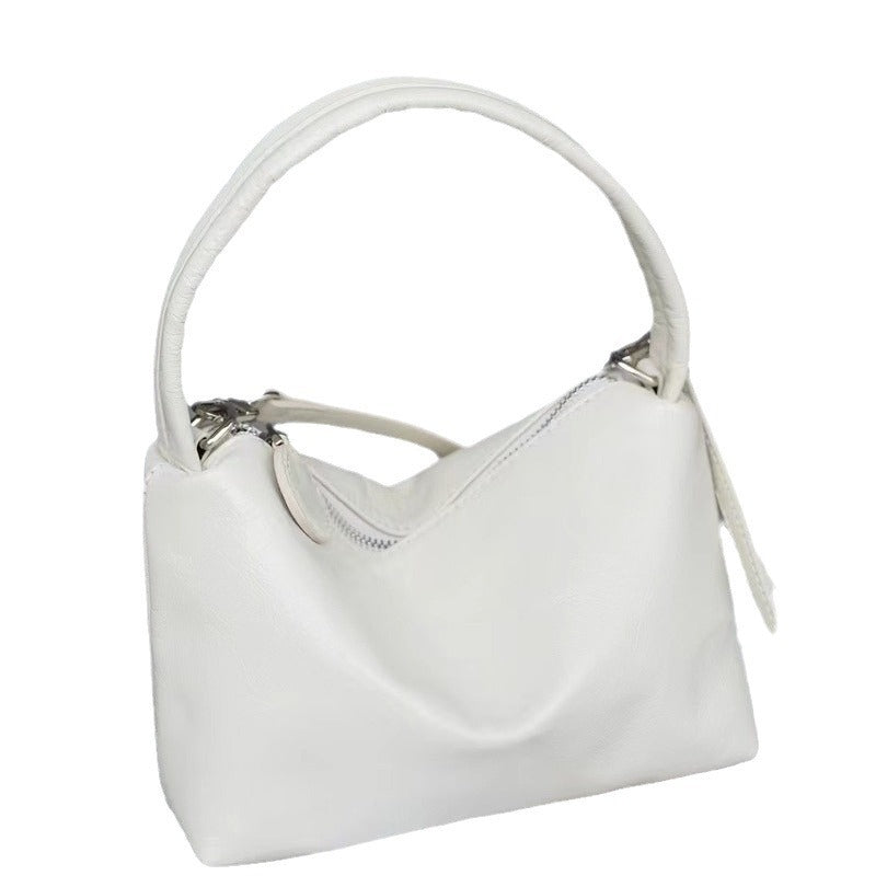 Korean Style Vintage Patent Leather Glossy Shoulder Underarm Bag