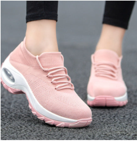 Sports Women Flying Knit Sock Shoes