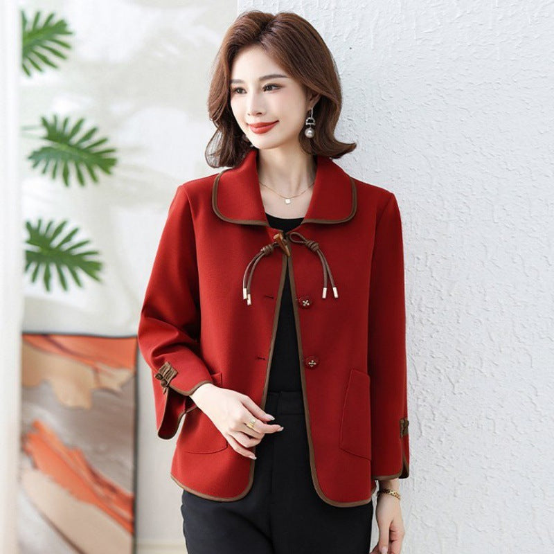 Spring Wear Outer Women's Fashion Short Trench Coat