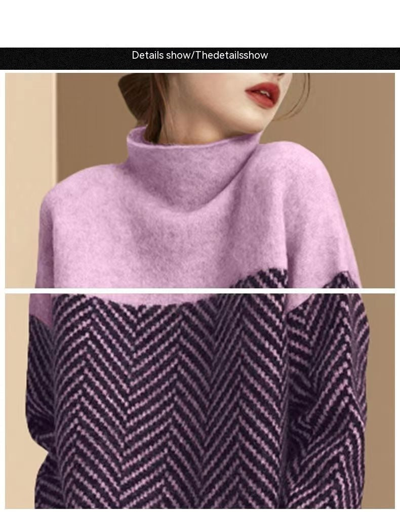 Thickened Turtleneck  Autumn And Winter Warm Sweater
