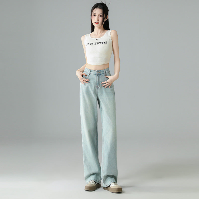 Mint Mambo Green Wide Leg Soft Jeans