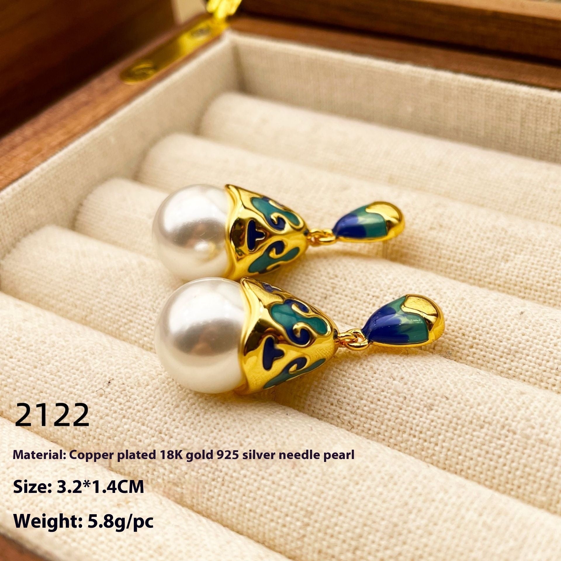 New Chinese Style Antique Pearl Earrings