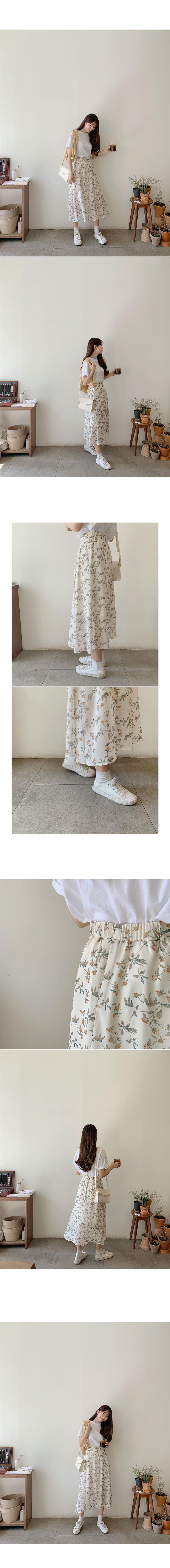 Women's Summer Mid-length High Waist Drooping Chiffon Dress