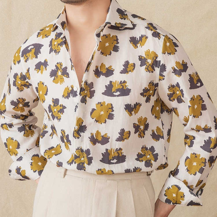 Spring And Summer Thin Draping Breathable Long Sleeves Shirt