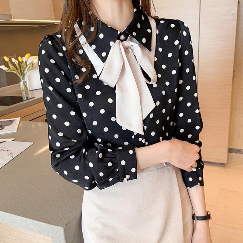 Women's Long-sleeved Bottoming Chiffon Shirt