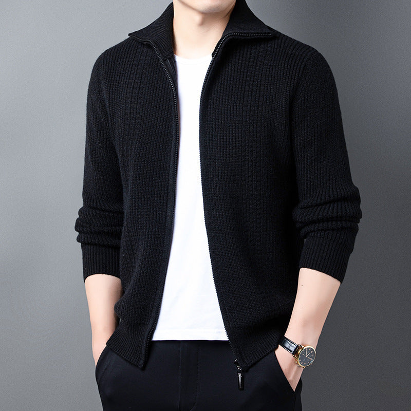 Spring And Autumn New Casual Men's Outerwear Sweater