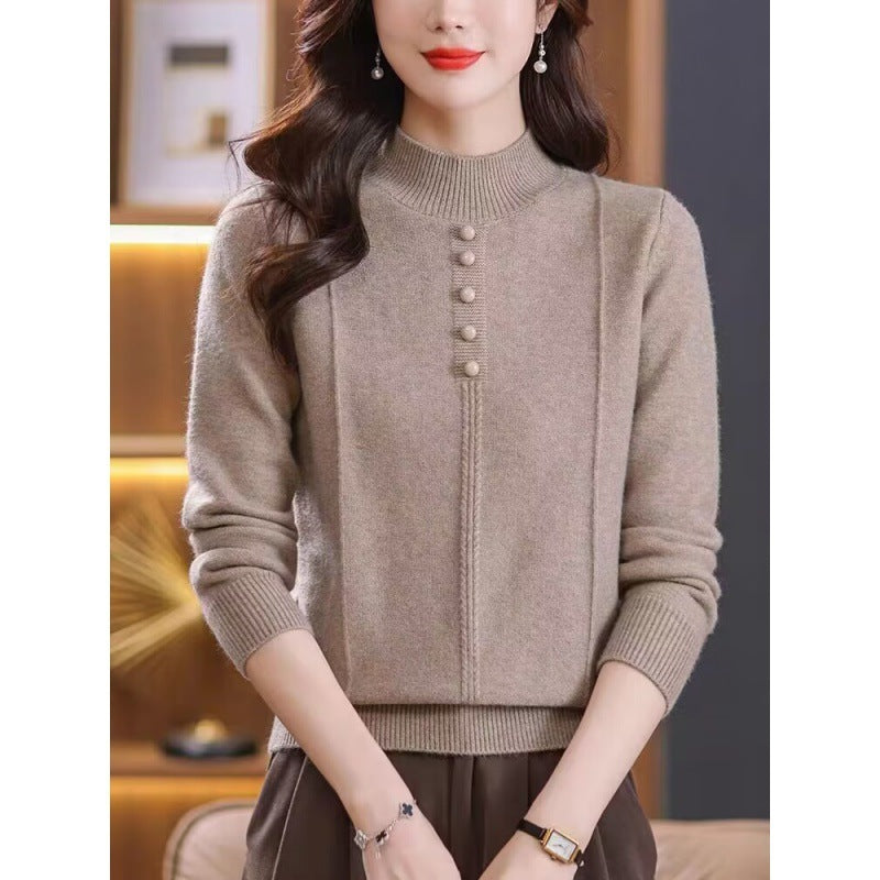 Half Collar Top Winter Inner Wear Sweater