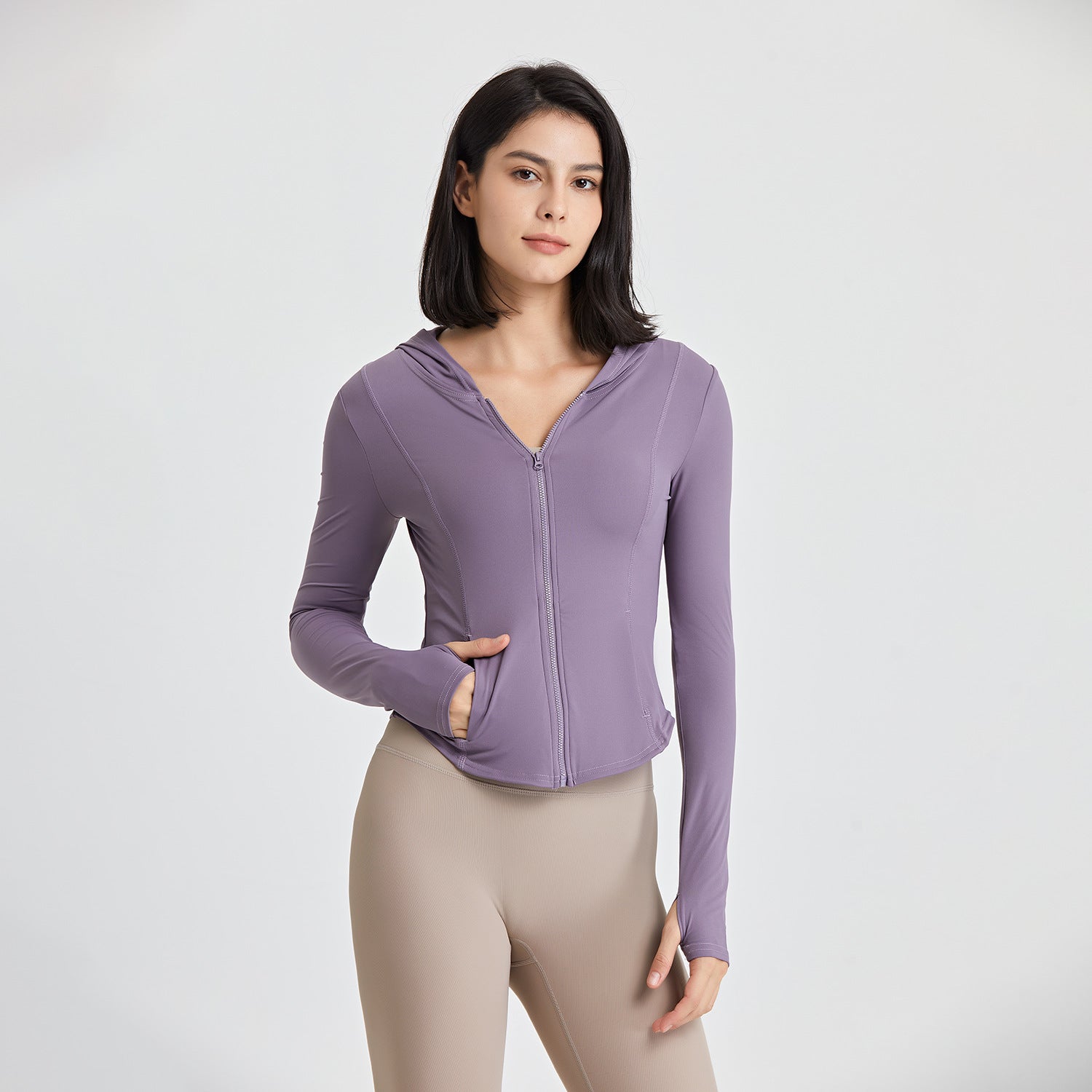 Hooded Running Workout Clothes Top