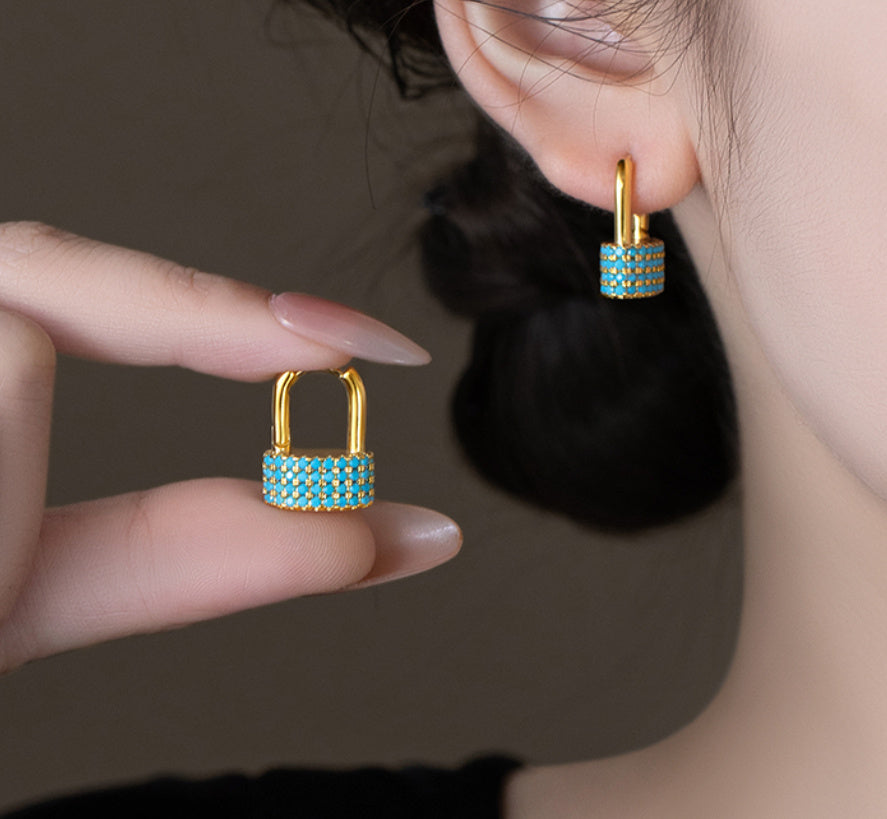 Ethnic Style U-lock Ear Clip Design Earrings