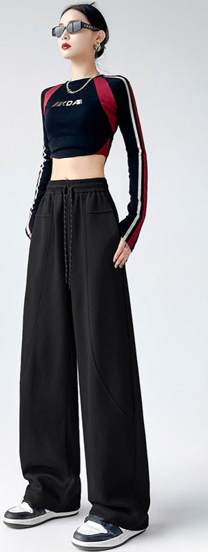 Ankela Casual Sweatpants Fleece-lined Thickened