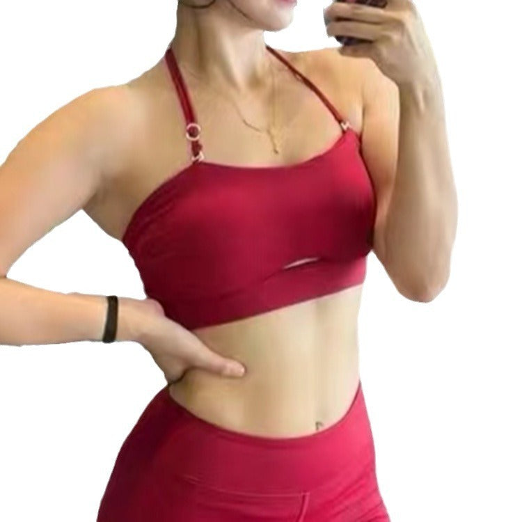 Fitness Running Women's Top Beauty Back Yoga Clothes