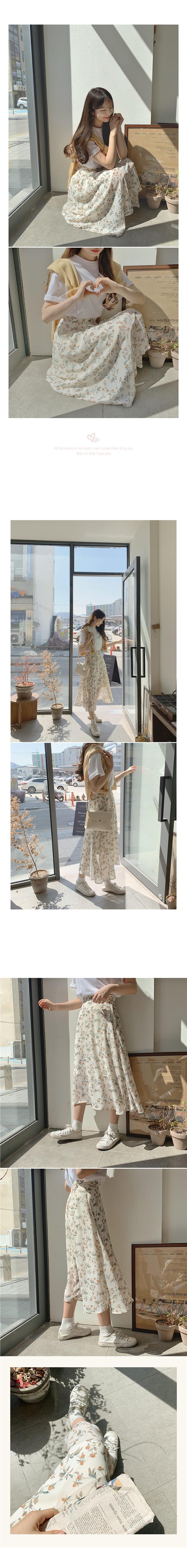 Women's Summer Mid-length High Waist Drooping Chiffon Dress
