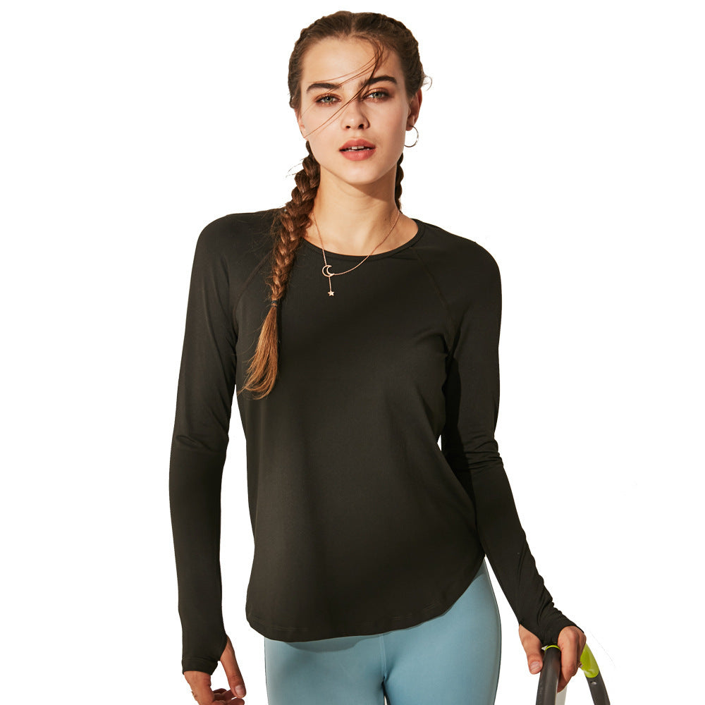 Sports long-sleeved yoga clothes women quick-drying