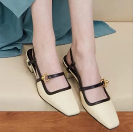 Block heel sandals