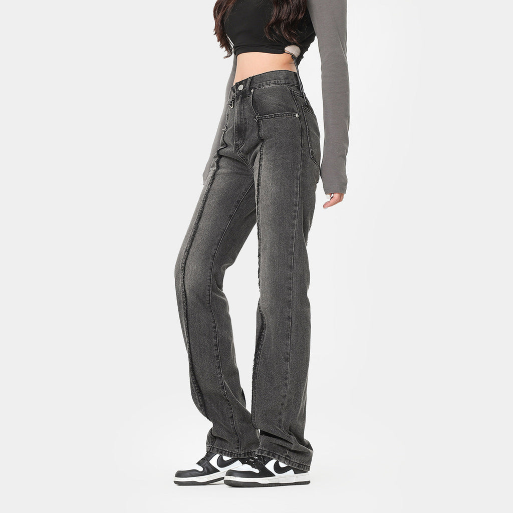 American High Street Women Washed Retro Jeans