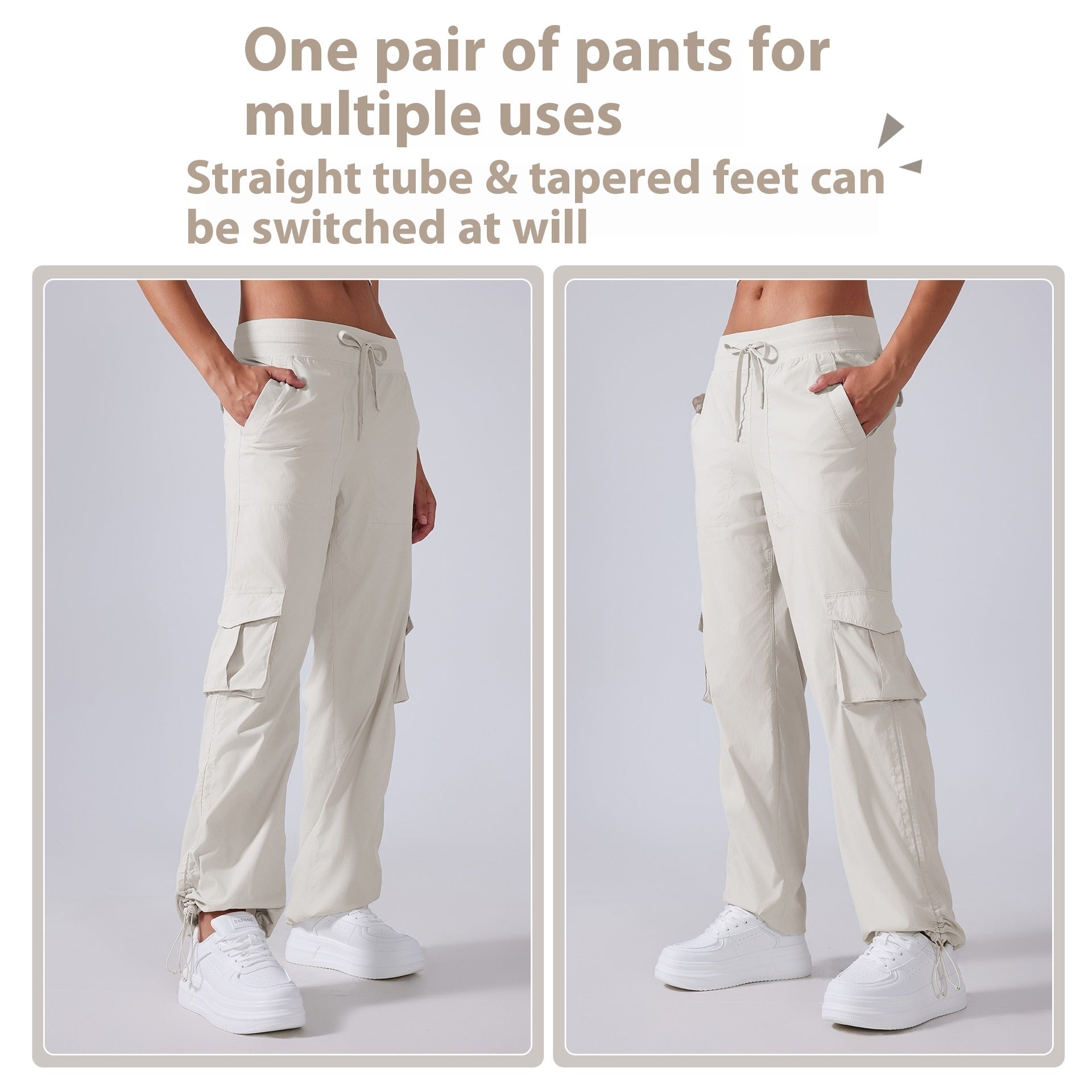 Multi-pocket Wide-leg Workwear Casual Pants