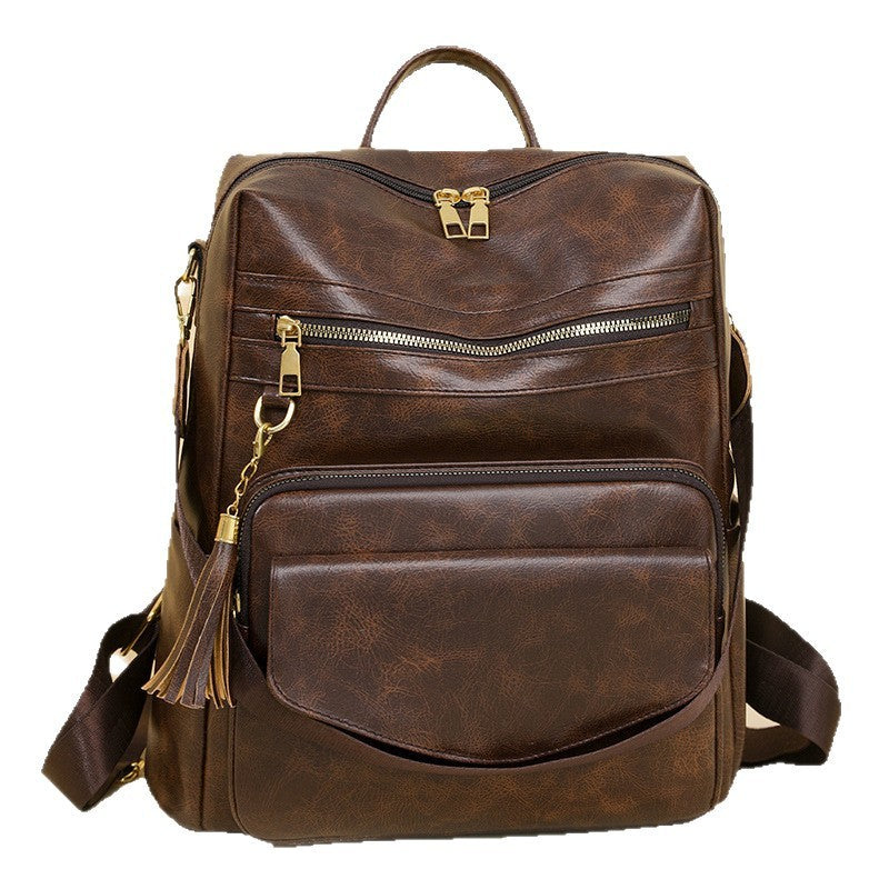 Retro Women's Backpack Large Capacity