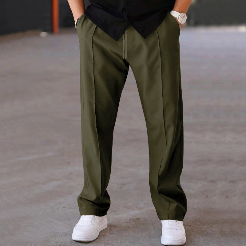 Men's Summer Loose Straight Exercise Casual Pants