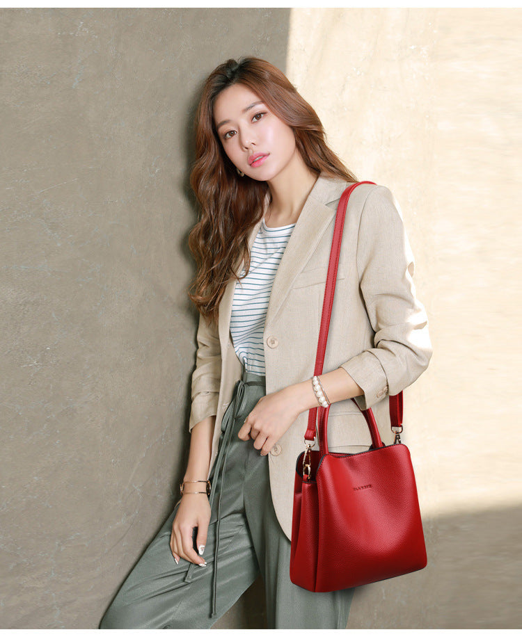 Soft leather handbag