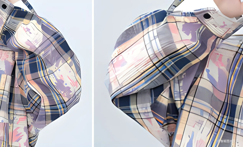 Embroidered Tie-dyed Long-sleeved Shirt Men's And Women's Coats