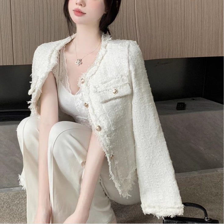 Short Chanel Coat Women's Multi-button Top