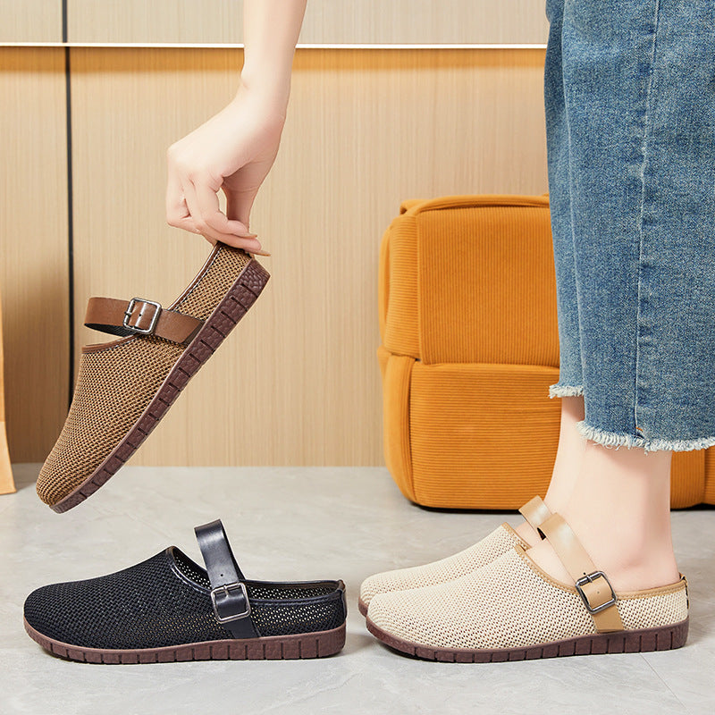 All-matching Vintage Soft Bottom Sandals For Women