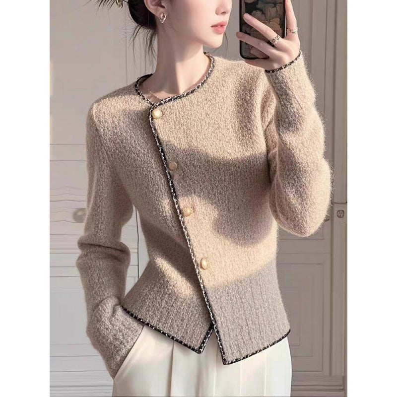 Simple Cardigan Autumn And Winter New Elegant Top