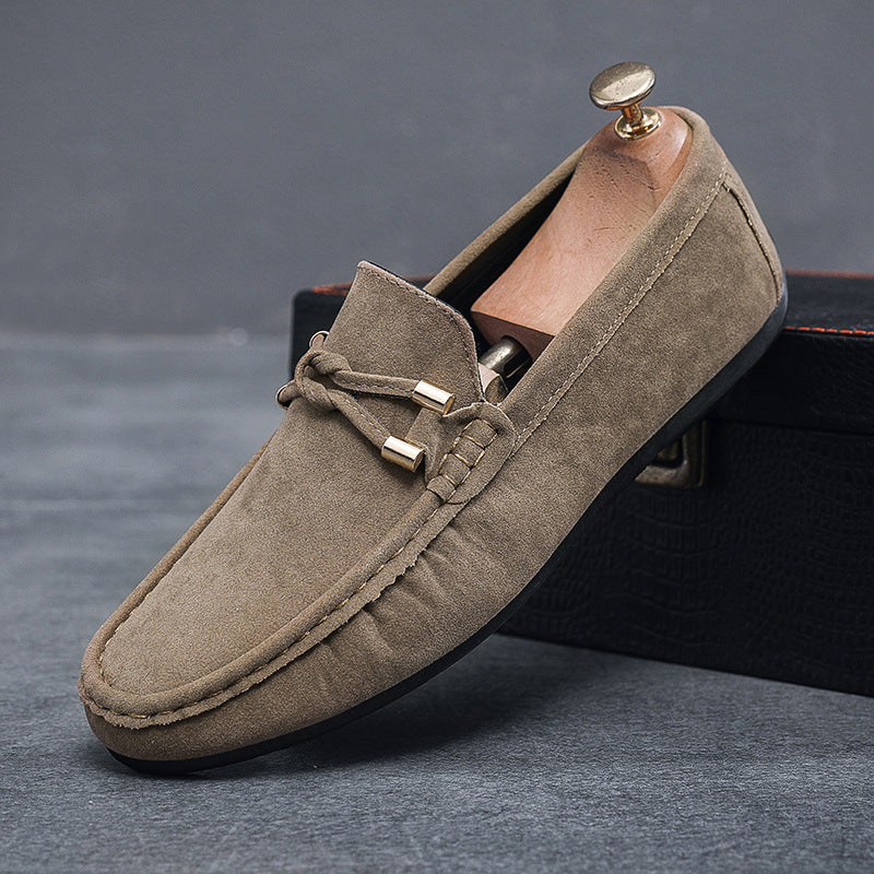 Men's Soft Bottom Slip-on Casual Leather Shoes
