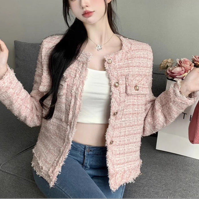 Short Chanel Coat Women's Multi-button Top