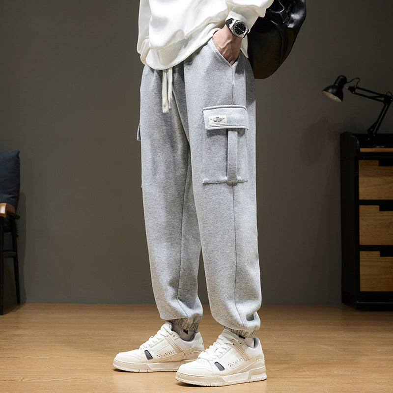 Casual Yuan A49 Plus-sized Price Control Sports Pants Knitted