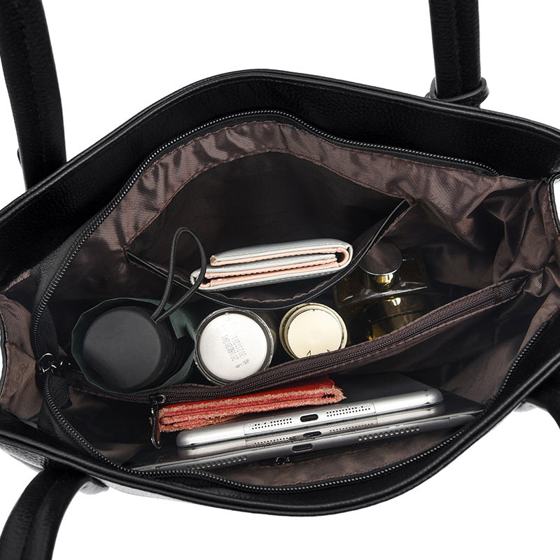 Kangaroo Leather Large Capacity Fashion Soft Leather Shoulder Bag