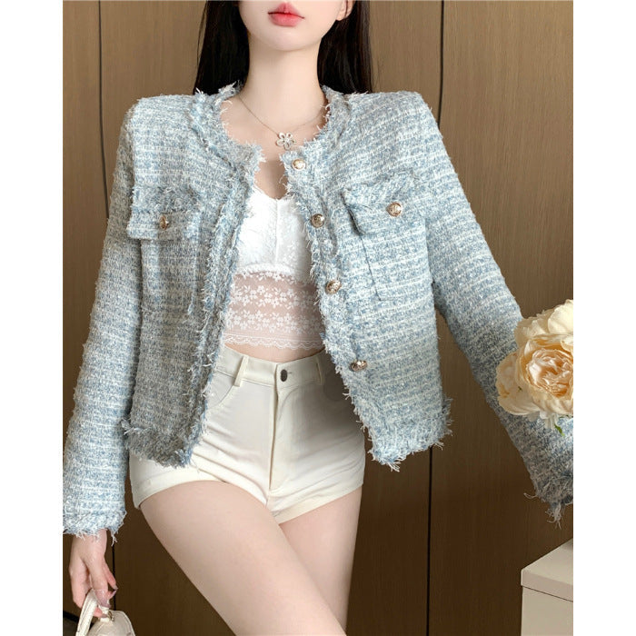 Short Chanel Coat Women's Multi-button Top