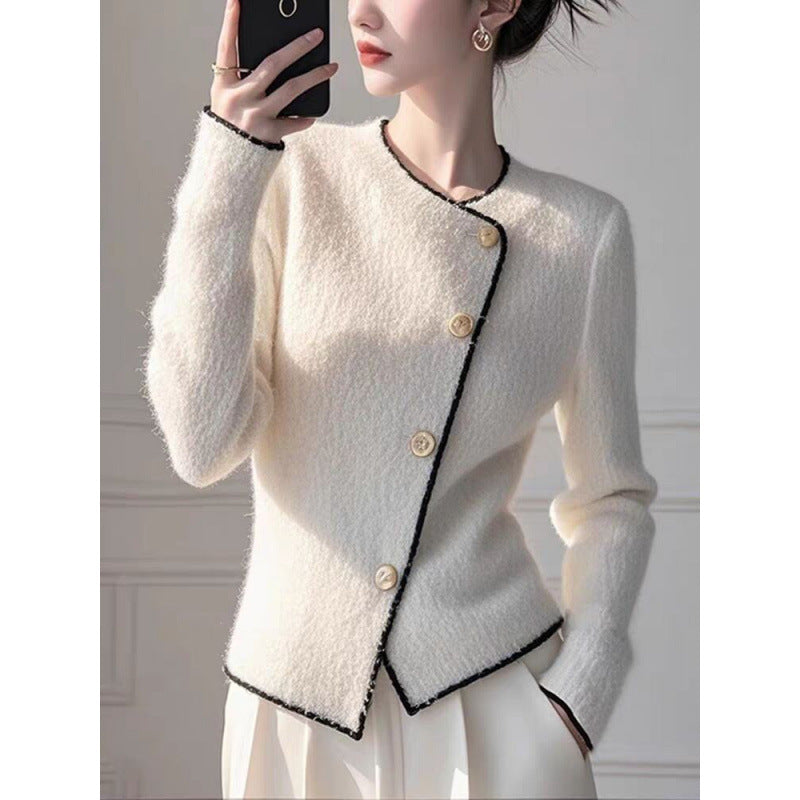 Simple Cardigan Autumn And Winter New Elegant Top