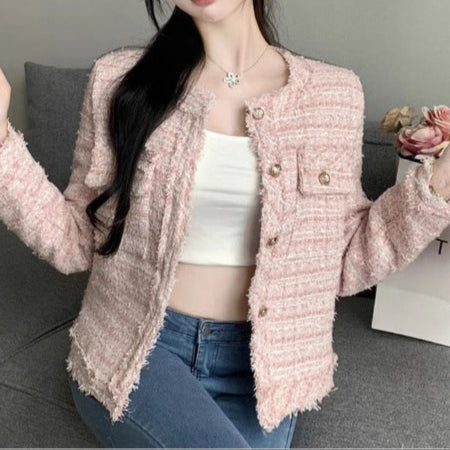 Short Chanel Coat Women's Multi-button Top