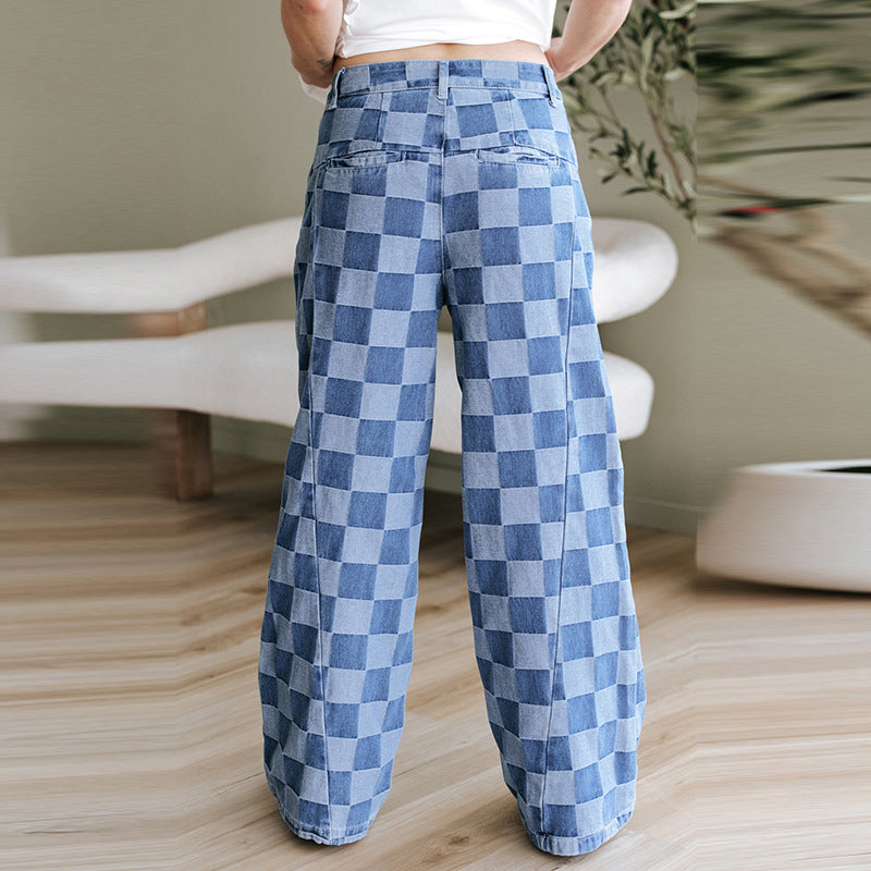 New Loose High Waist Wide-leg Casual Pants Women