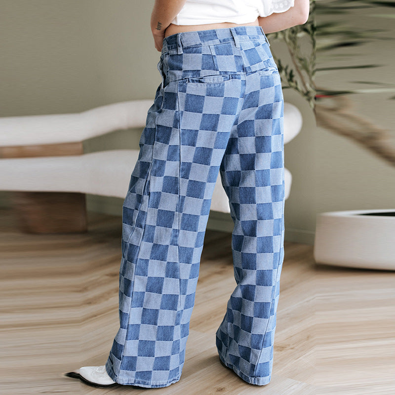 New Loose High Waist Wide-leg Casual Pants Women
