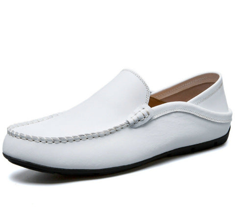 Genuine Leather Casual Cowhide British Soft Bottom Men's Leather Shoes