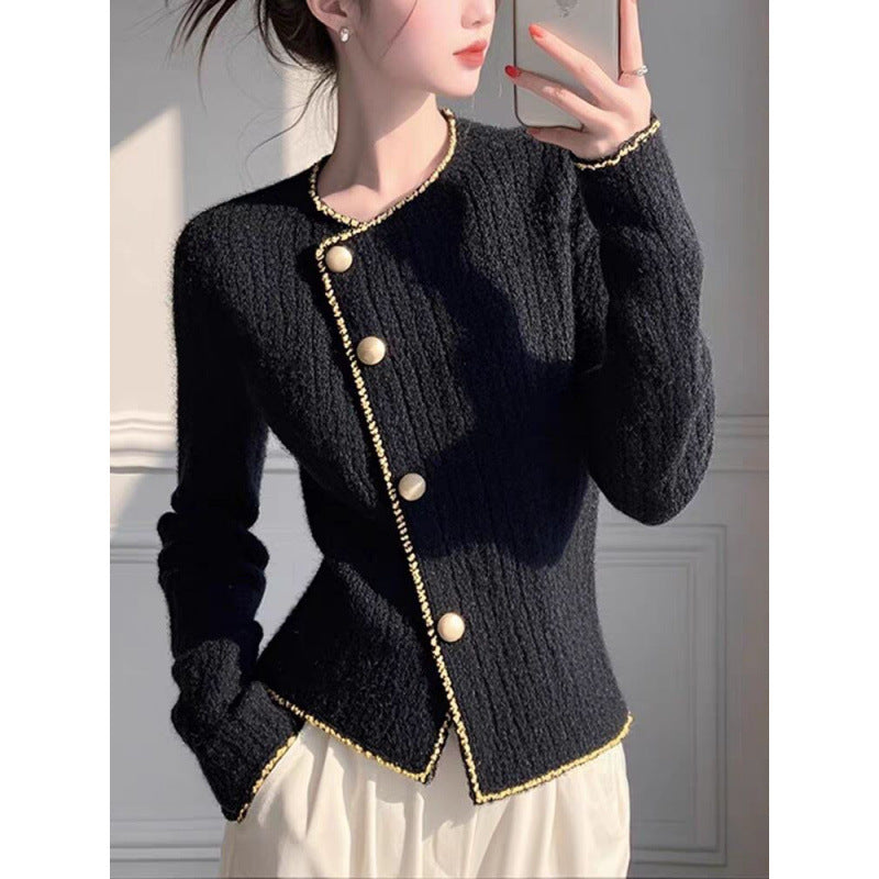 Simple Cardigan Autumn And Winter New Elegant Top