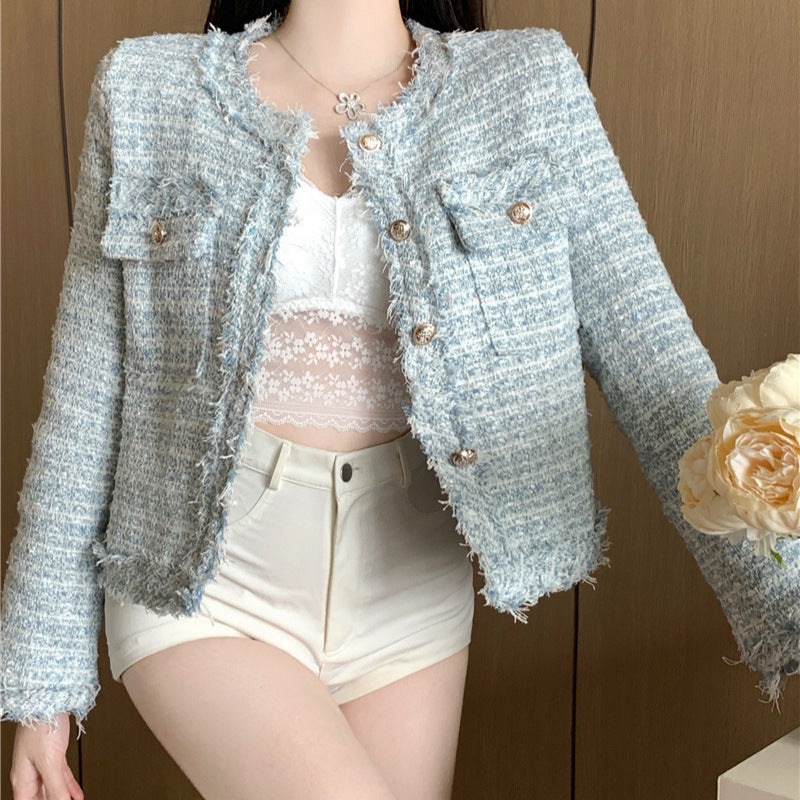 Short Chanel Coat Women's Multi-button Top