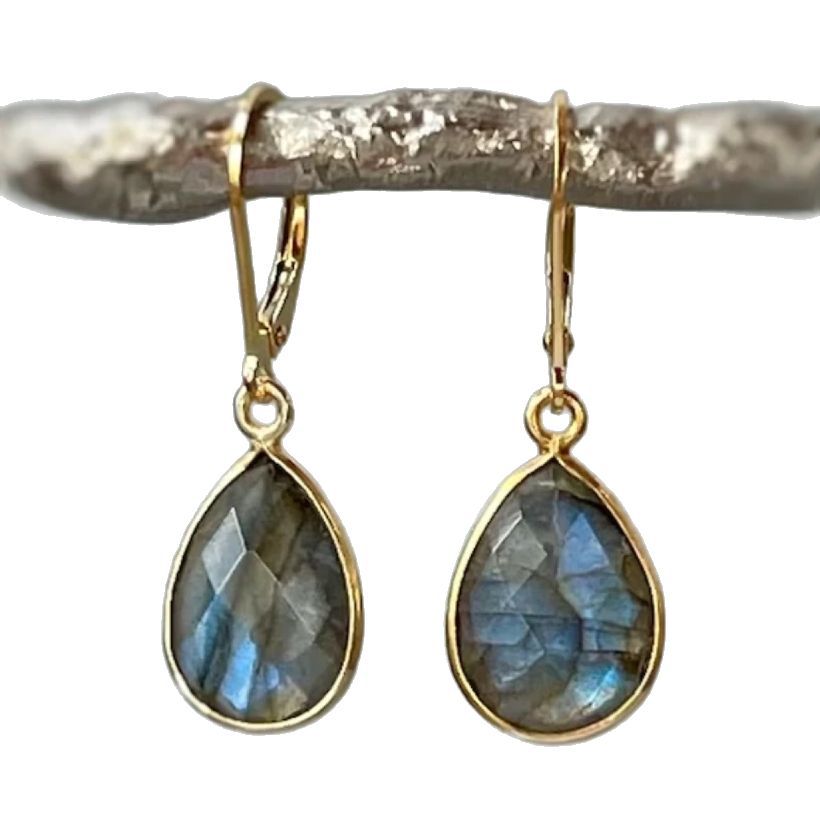 Crystal Crystal Clear Eardrops Beautiful Fashion Graceful Earrings