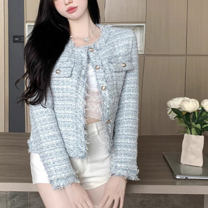 Short Chanel Coat Women's Multi-button Top