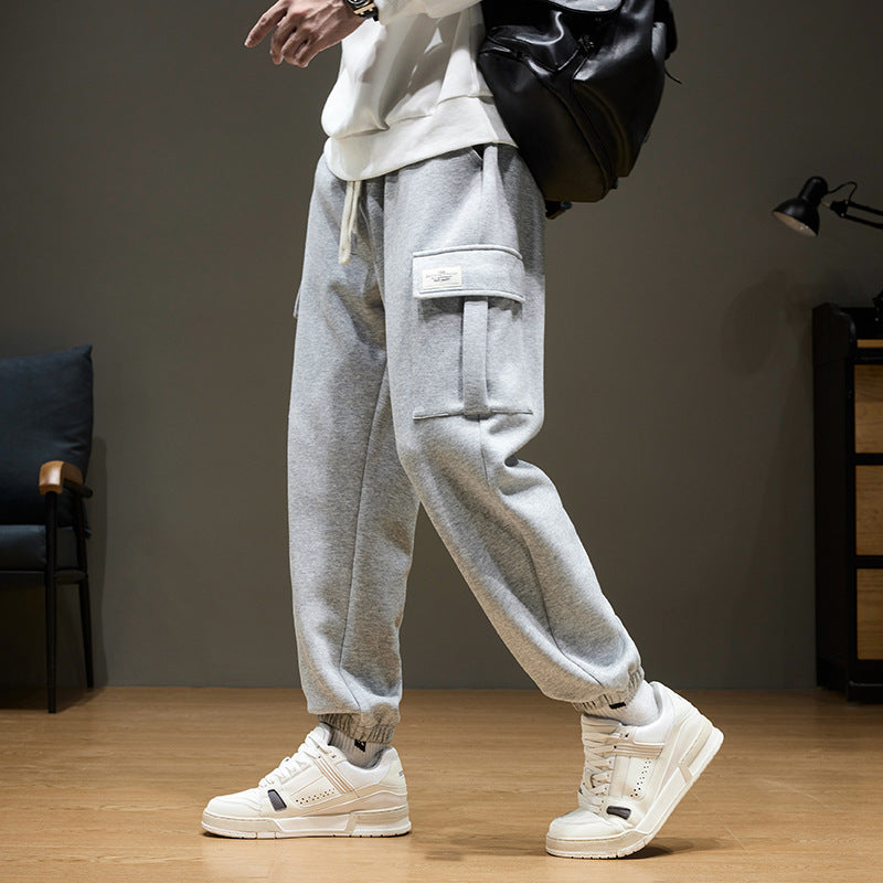 Casual Yuan A49 Plus-sized Price Control Sports Pants Knitted