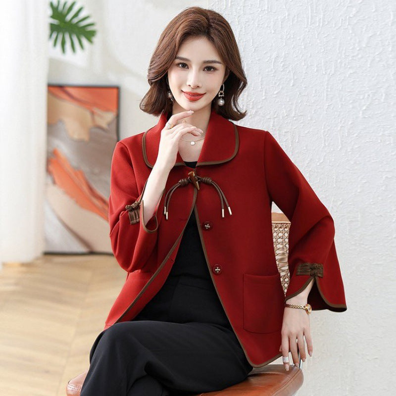 Spring Wear Outer Women's Fashion Short Trench Coat