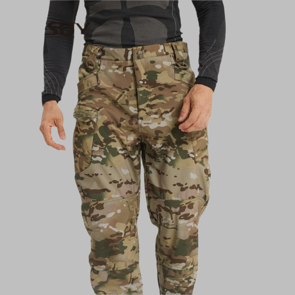 Sports Charging Soft Shell Polar Fleece Battle Climbing Pants