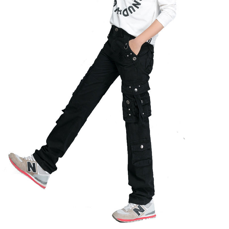 Women's Retro Plus Size Loose Slimming High-end Cool Casual Pants