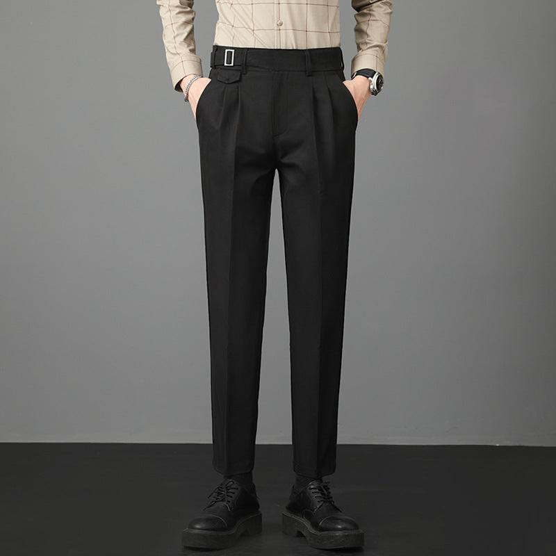 Autumn Men's Suit Pants Slim Fit