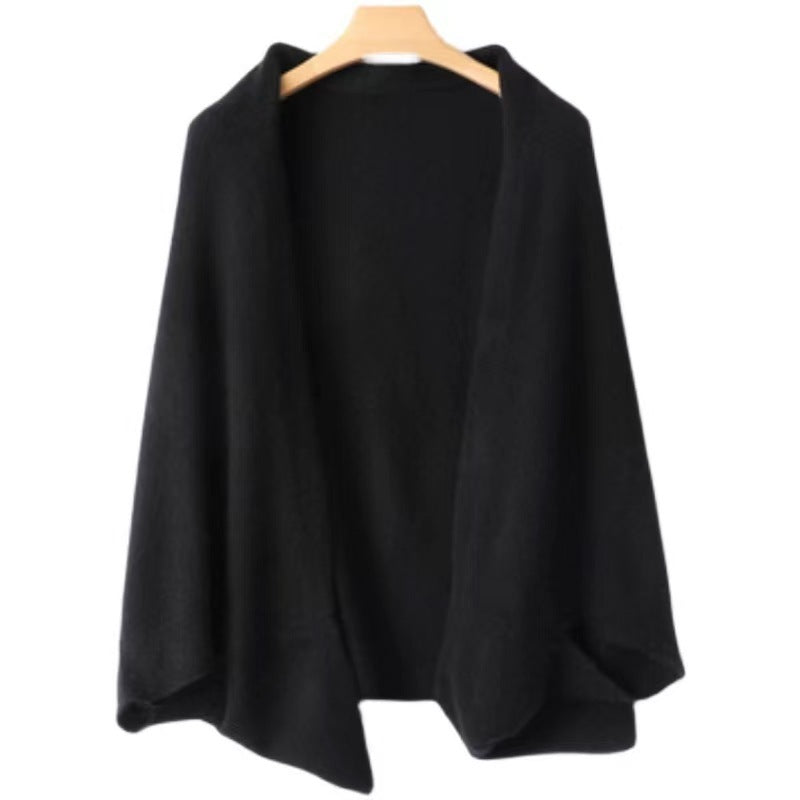 Idle Style Loose Women's Loose Air-conditioner Cardigan Warm Cloak