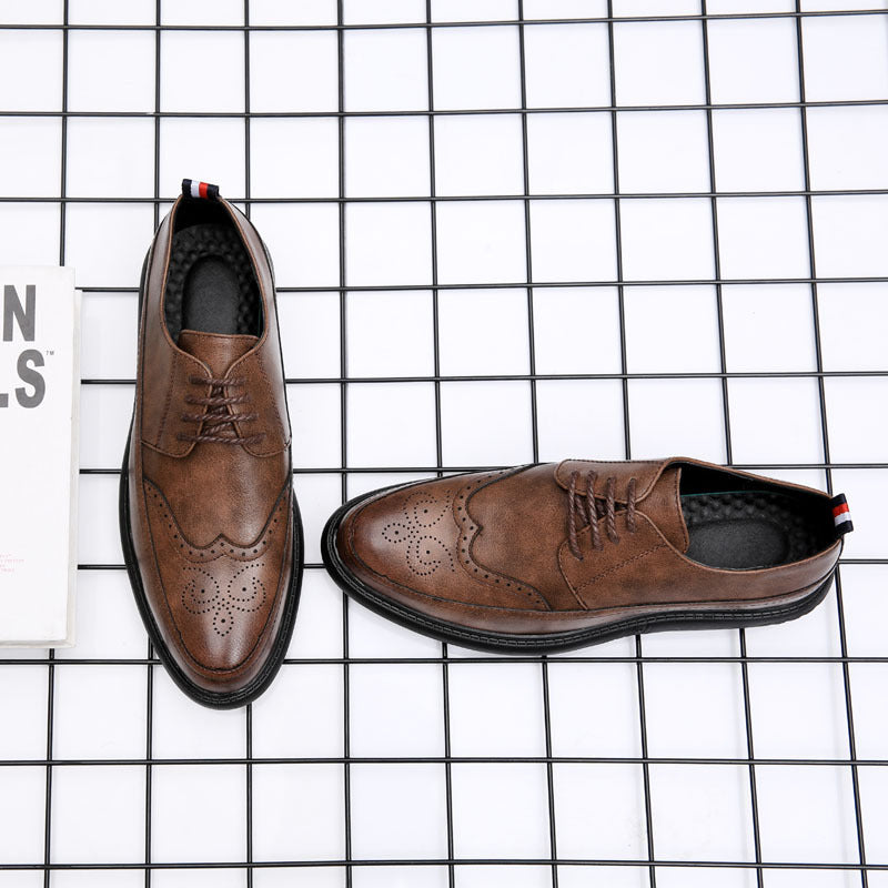 British Fashion Pointed Men's Shoes