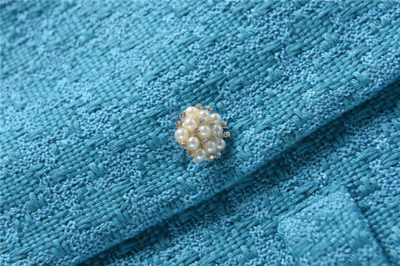 Women's New Tweed Short Coat Skirt