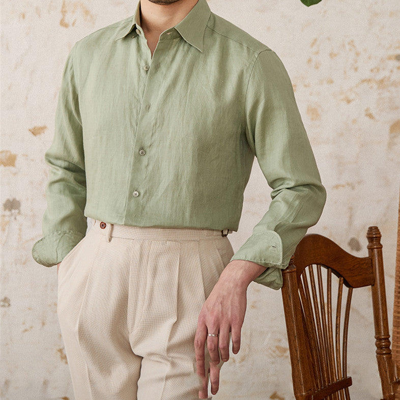 Linen Thin Long Sleeve Shirt